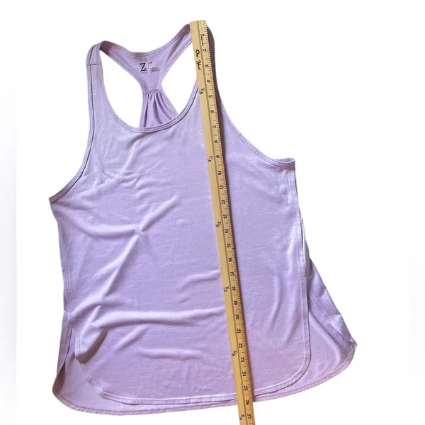 Z BY ZELLA Lavender Purple Athletic Workout Sport Racerback Tank Top - Sz Medium - Image 12