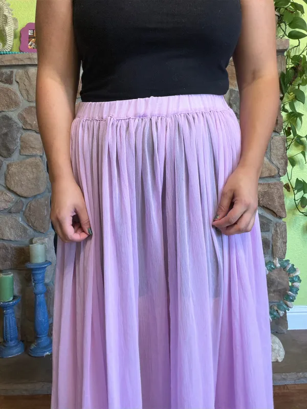 NWT Anthropologie Sheer Maxi Skirt - Image 3