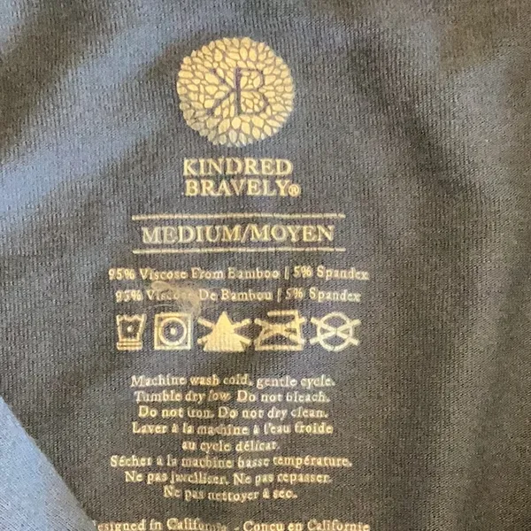 Kindred Bravely Clea Bamboo Long Sleeve Sleep Shirt size medium - Image 7