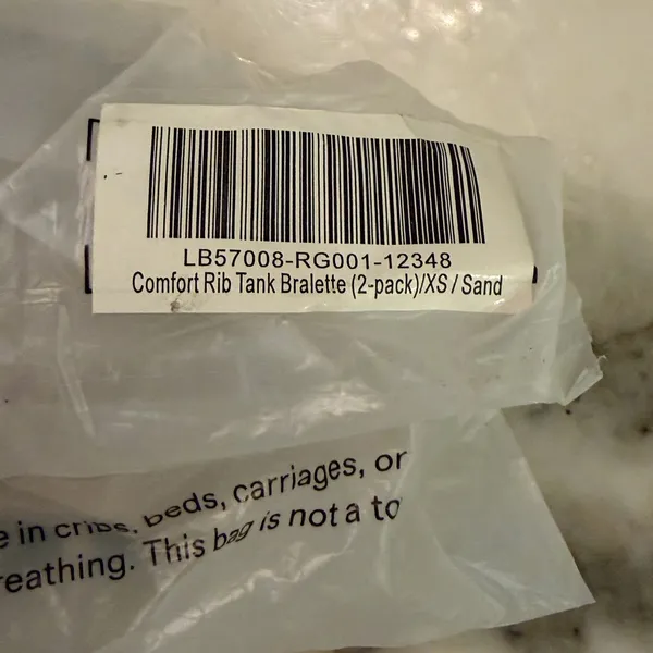 NWT Quince Women's Sand Nude Comfort Rib Tank Bralette (2-pack) Sz XS Sold Out - Image 7