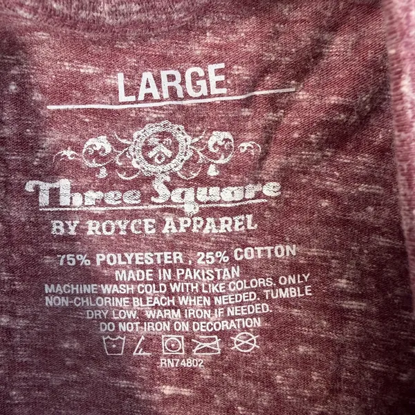 MSU Bulldogs Women's Large Heather Maroon Racerback Tank Top Three Square Royce - Image 6
