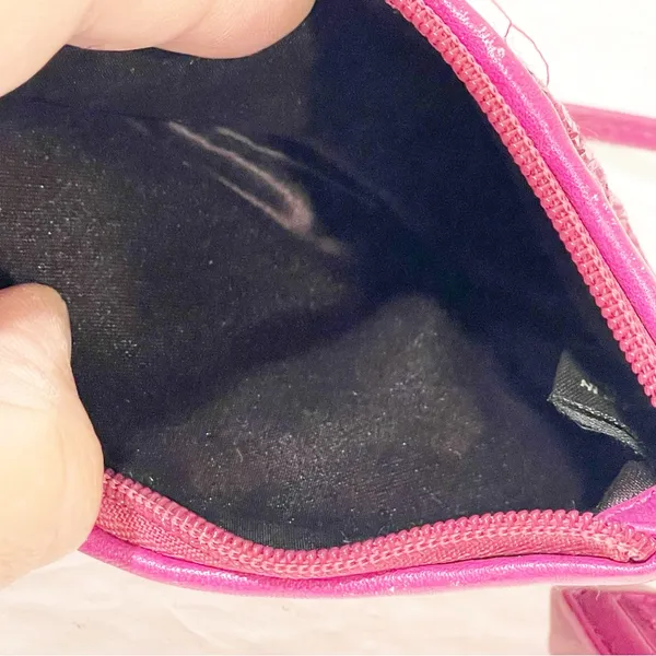 Coach‎ Audrey Pink Sequence Small Wristlet Evening Clutch RARE - Image 4