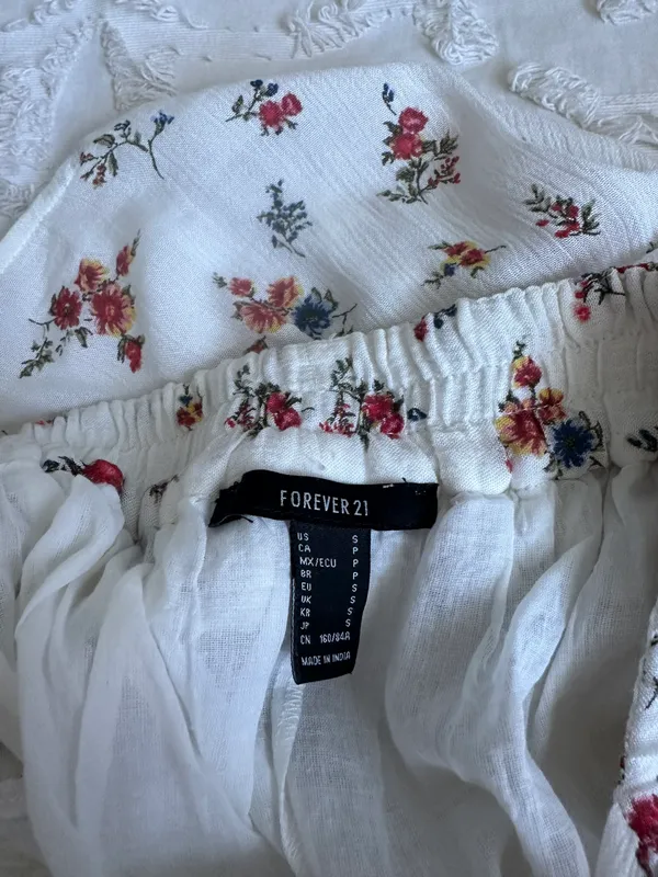 Forever 21 White Floral Sundress - Image 5