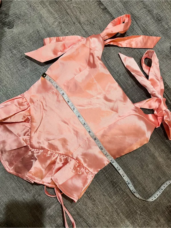 LULUS Coquettish Pink Lace Up Bustier Top - Image 8