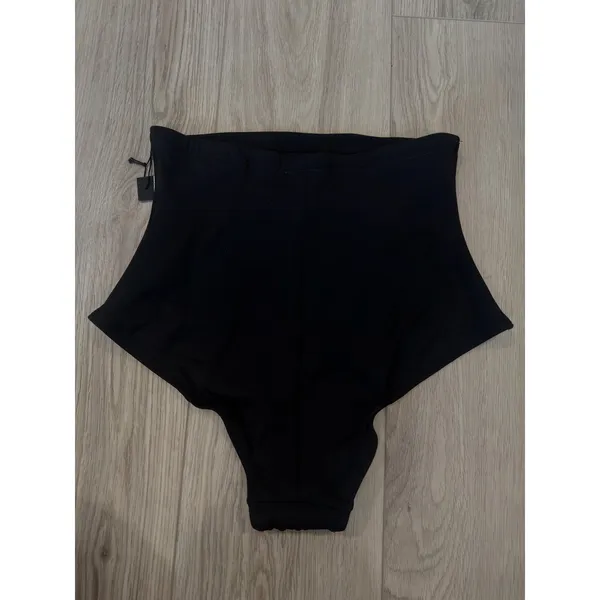 TA3 Corset Sculpting Slimming Black Extreme Kini Swim Bikini Bottom UPF NWT S - Image 5