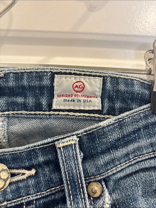 AG Adriano Goldschmied Belle Flare Jeans Made in USA Size 26R - Image 2
