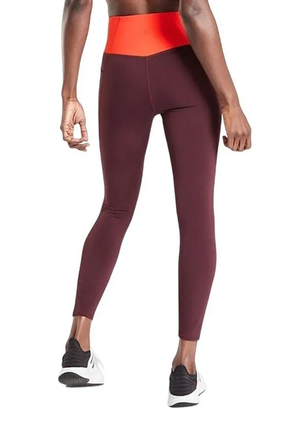 Athleta Women’s Tenacity 7/8 Tight in Powerlift Size S Antique Burgundy 487732 - Image 2