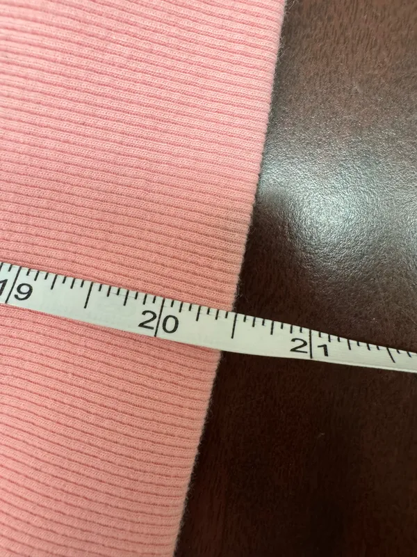 Aerie Pink Quarter Zip Cropped Oversized Hoodie Size Medium - Image 7