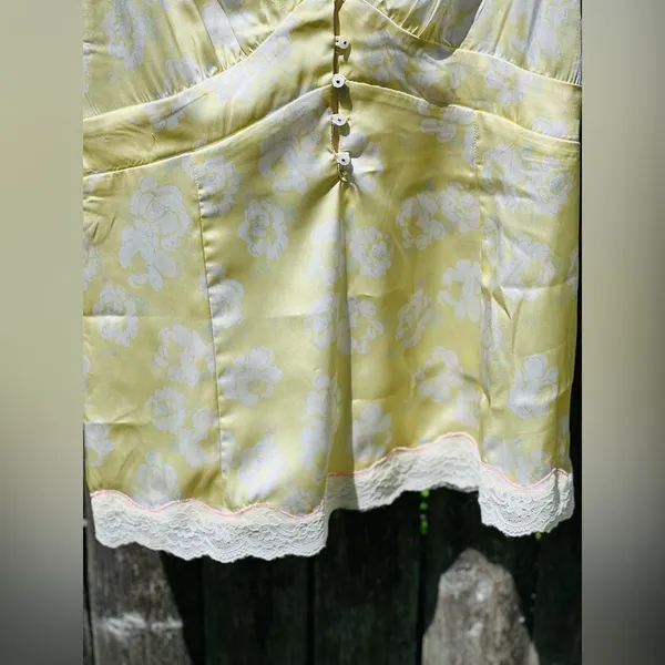 Free People Night Special Cami - Lemon Custard Combo NWT - Image 7