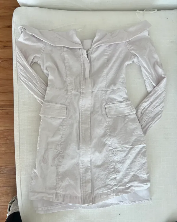 White Fox Bodycon Dress - Image 2