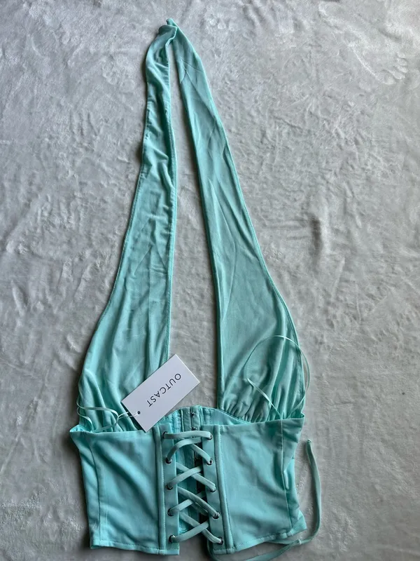 Outcast Clothing Charlee Top Ice Blue - Image 6
