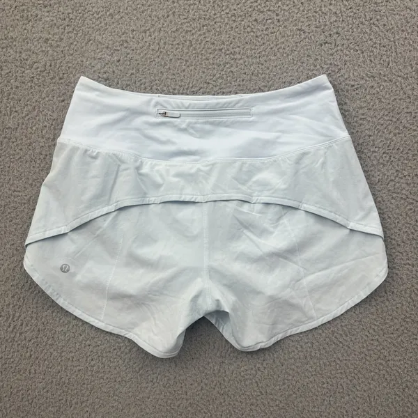 NWT Lululemon Speed Up Shorts High Rise 4" Powder Blue Athletic Women's 6 - Image 2