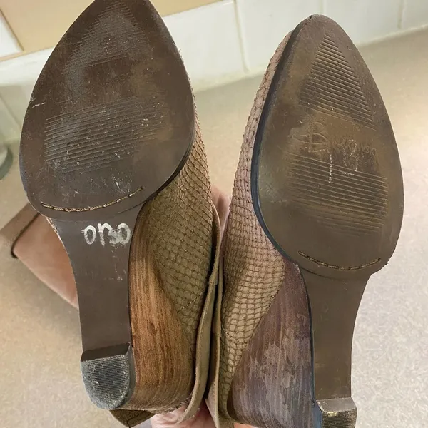 COPY - B Makowsky Ariana Neutral Western Snake Minimalist Hippie Wooden Heel … - Image 11
