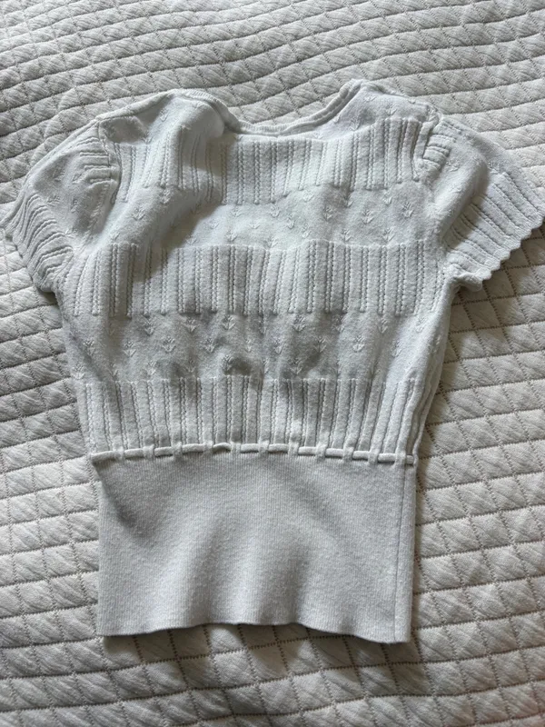 ZARA Top Cropped White - Image 5