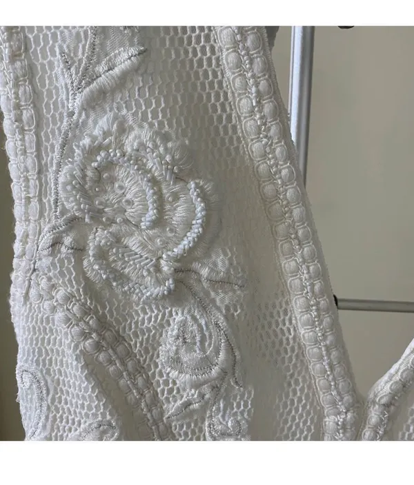 Anthropologie White  Dress - Image 6
