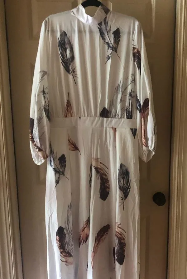 Feather Me Not Jumpsuit NWOT Multiple Size XL - Image 4