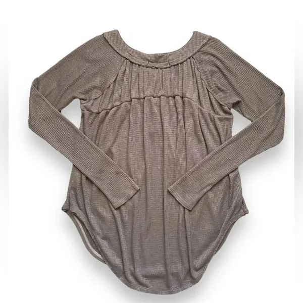 The North Face Free People Must Have Henley Knit Top Size Medium - Image 6