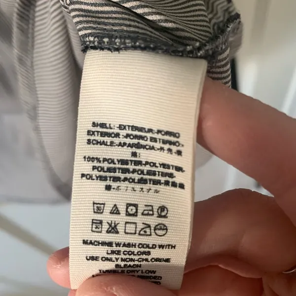 Free People Pebble Crepe Shirt Neutral - Image 7