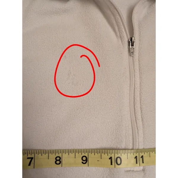 Patagonia Wmn Sz L 1/4 Zip Fleece Pullover Sweatshirt Polyester Outdoors Hiking - Image 7