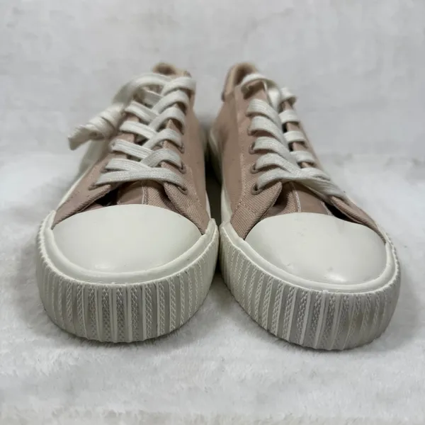 Splendid Tania Tan Peach Canvas Low Top‎ Sneakers SD2TAN10 Womens 7.5M - Image 4