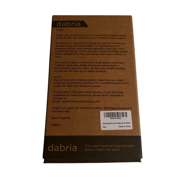 Dabria Water Bottle Carrier Bag w/ Phone Pocket Stanley 40oz Tumbler Neoprene Bl - Image 7