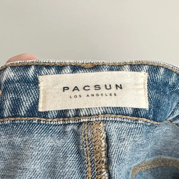 PacSun Distressed Jean Shorts Size 26 - Image 2