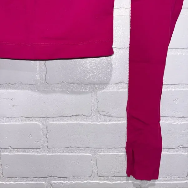 Fabletics Corey SculptKnit® Long-Sleeve Top in Very Berry Size Small - Image 7