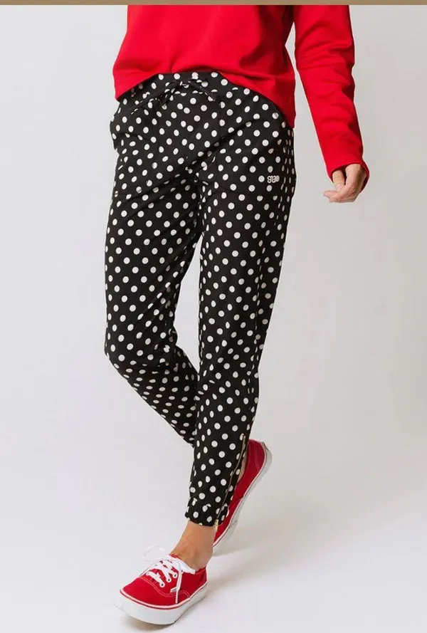 Albion Fit BLACK POLKA DOT JETSETTERS size small NWT - Image 14