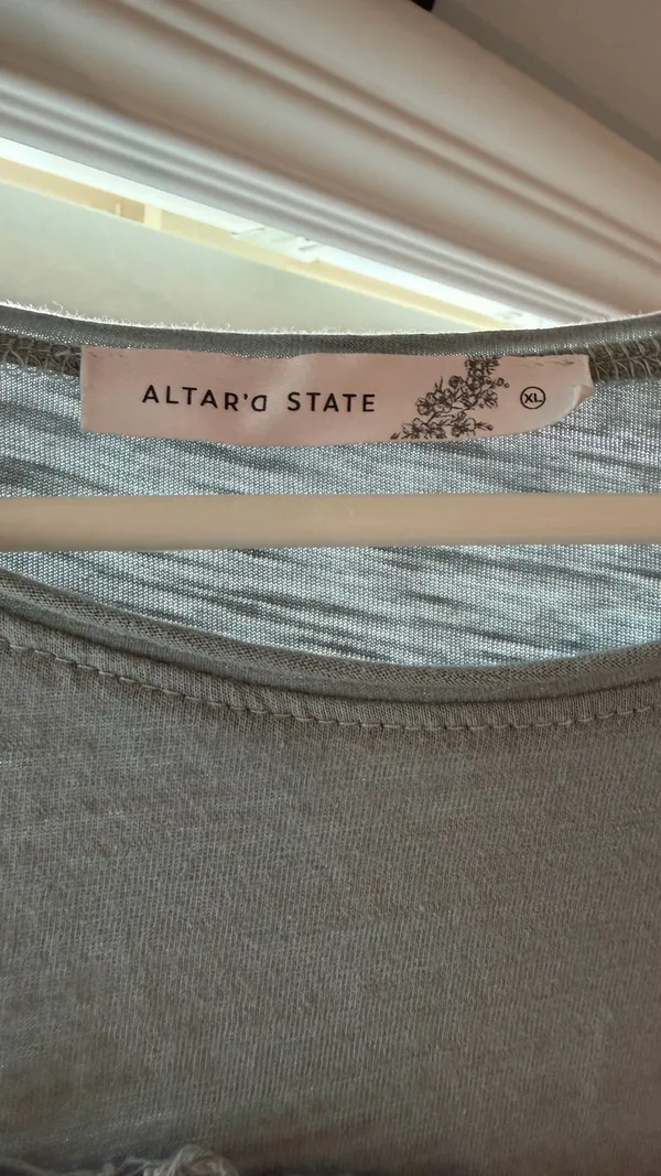 Altar'd State Tiered Top Light Blue - Image 3