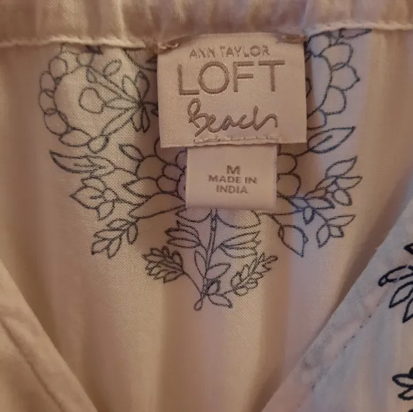 Ann Taylor Loft Beach Sleeveless Dress Size Medium - Image 5