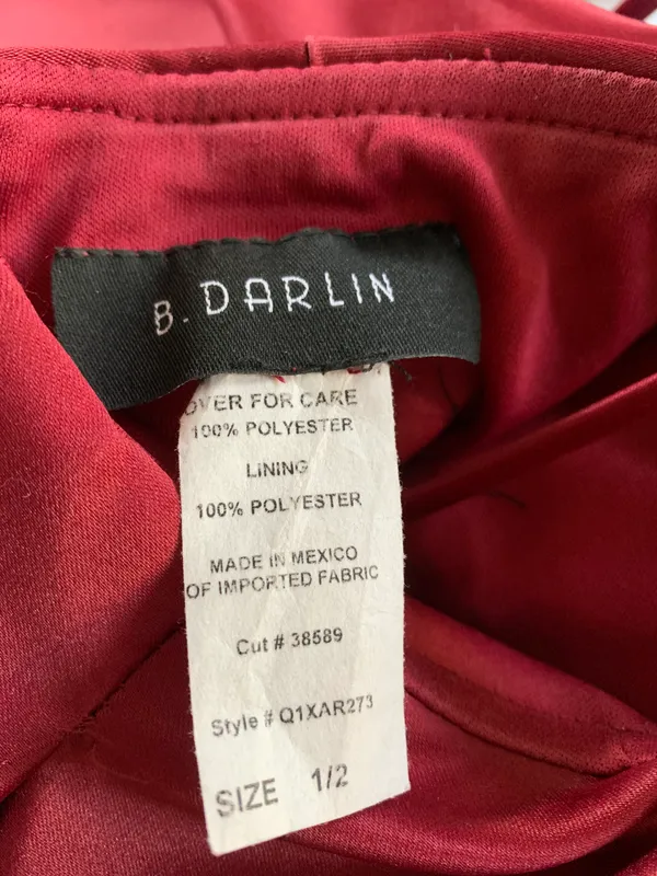 B Darlin Red Dress - Image 5