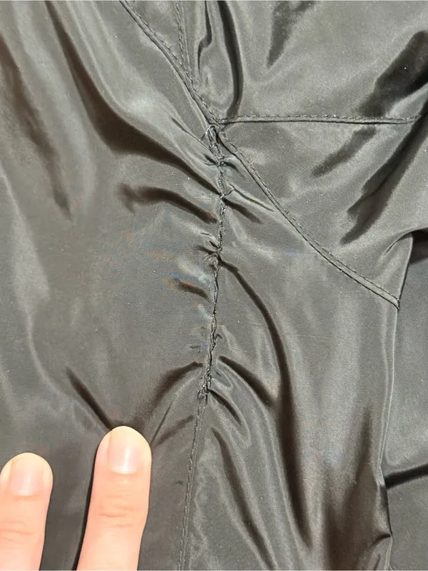 Bebe Sport Womens L Black Windbreaker Jacket Sherpa Lined Hood Full Zip Bomber - Image 7