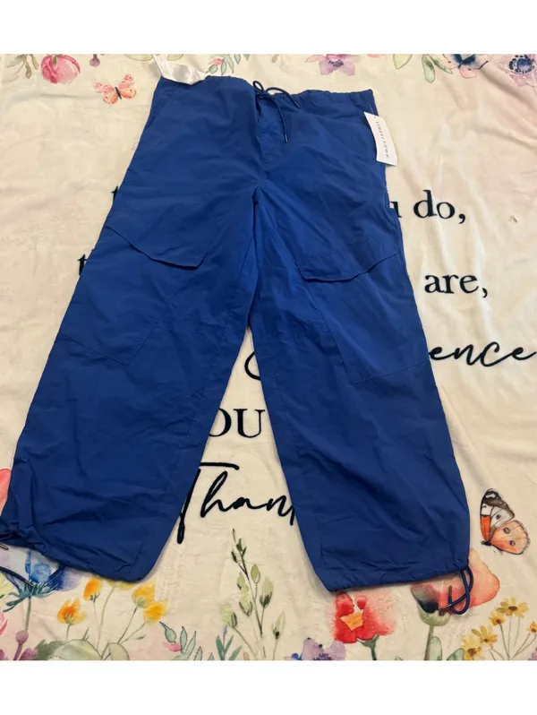 Tinseltown Juniors' Cargo Parachute Pants Size M - Image 2