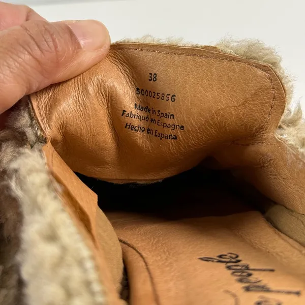 Free People faux shearling at ease loafer Women’s Size EU38 - Image 5