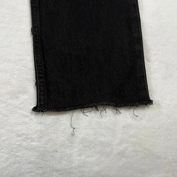 Levi's 70s High Straight Jeans Size 27 Raw Hem Grunge Whimsigoth Casual Classic - Image 7