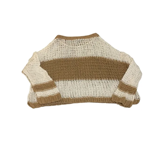 Free People open knit sweater wool and alpaca blend size M - Image 3