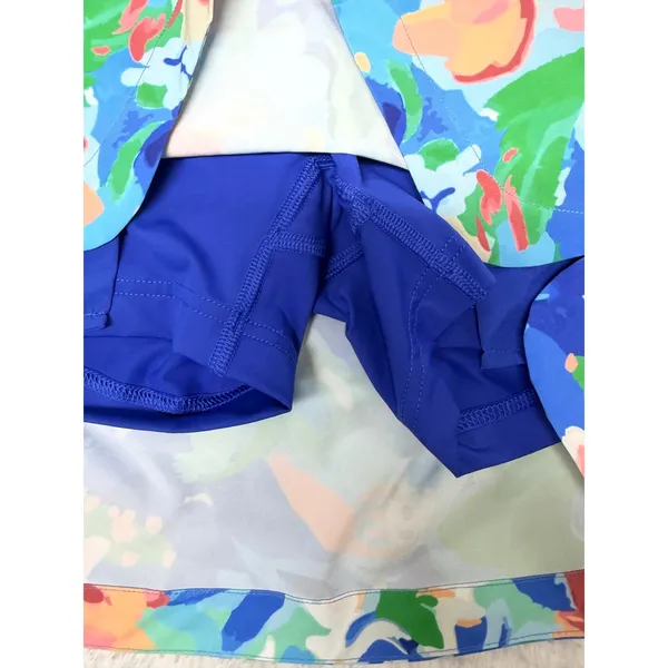 Walter Hagen Womens XS Blue Gouache Floral Lightweight Core Skort 16 Inch‎ NWT - Image 5