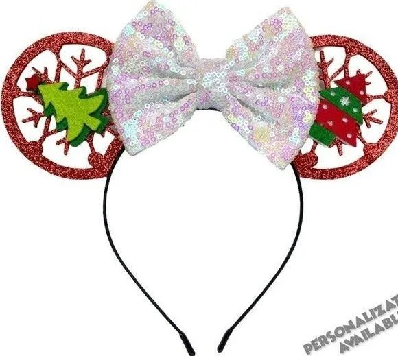 Christmas Disney Mickey Minnie ears new - Image 2