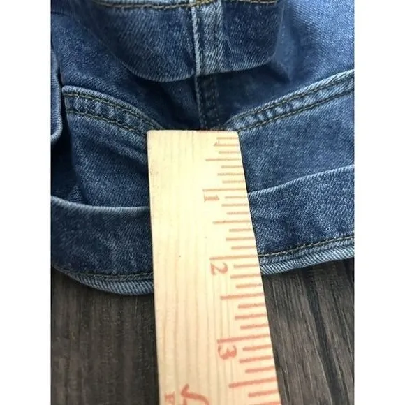 Lee‎ Double Button Denim Shorts Y2K Style Carefree Playful Summer Americana Sz 8 - Image 6