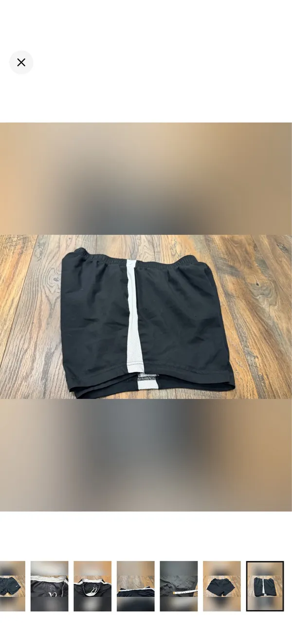 Nike Shorts Women’s Size Small Black White Workout Running Athletic Active - Image 8