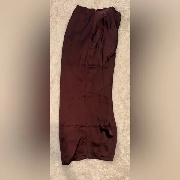 NWOT House of CB Vesper skirt only Chocloate Brown sz S - Image 8