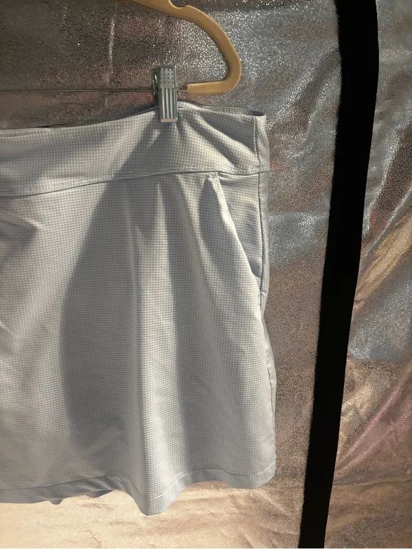 Play Dry Greg Normal Blue Gingham Golf Skort Size XL - Image 7