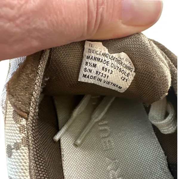 Tory Burch Good Luck T-Monogram Trainer Brown Suede Chunky Sneakers 8.5 - Image 8