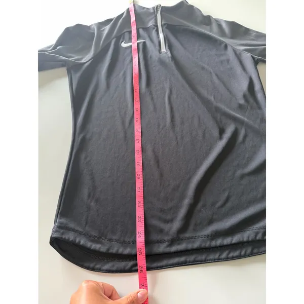 Nike Dri-FIT Academy Drill Top Womens Small Black Gray Quarter Zip‎ Pullover S - Image 5