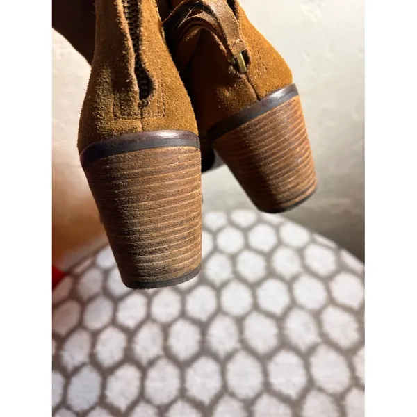 Sam Edelman Suede Ankle Boots in Chestnut - Image 16