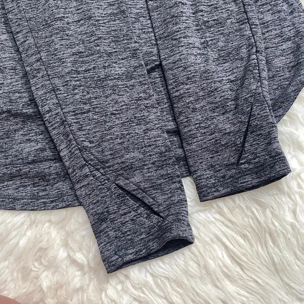 Climate Right Warmth Grey Crewneck Long Sleeve Top Layering Outdoor Granola - Image 6