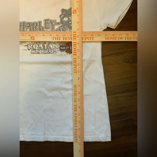 Harley-Davidson White Tee Honduras Roatan - Image 6
