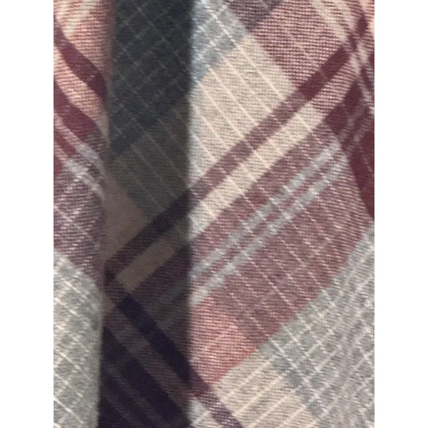 Vintage Panther Juniors 15 Plaid Wool Blend Midi Skirt A Line Pockets - Image 8