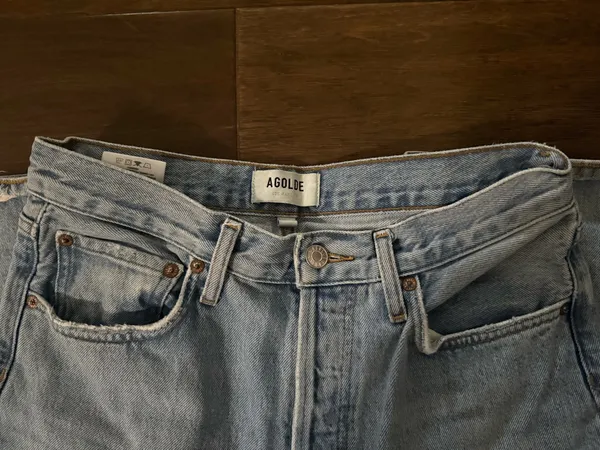 AGOLDE High-Rise Wide-Leg Jeans - Image 4
