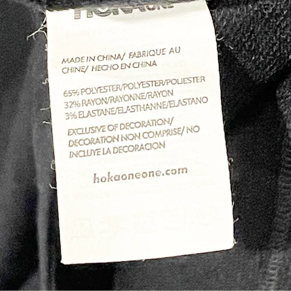 Hoka One One Size Small Black Crewneck Lifestyle Tee Short Sleeve NEW - Image 5